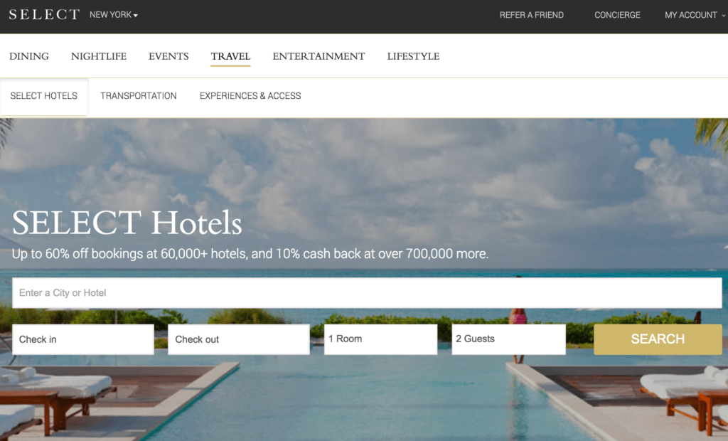 SELECT Hotels