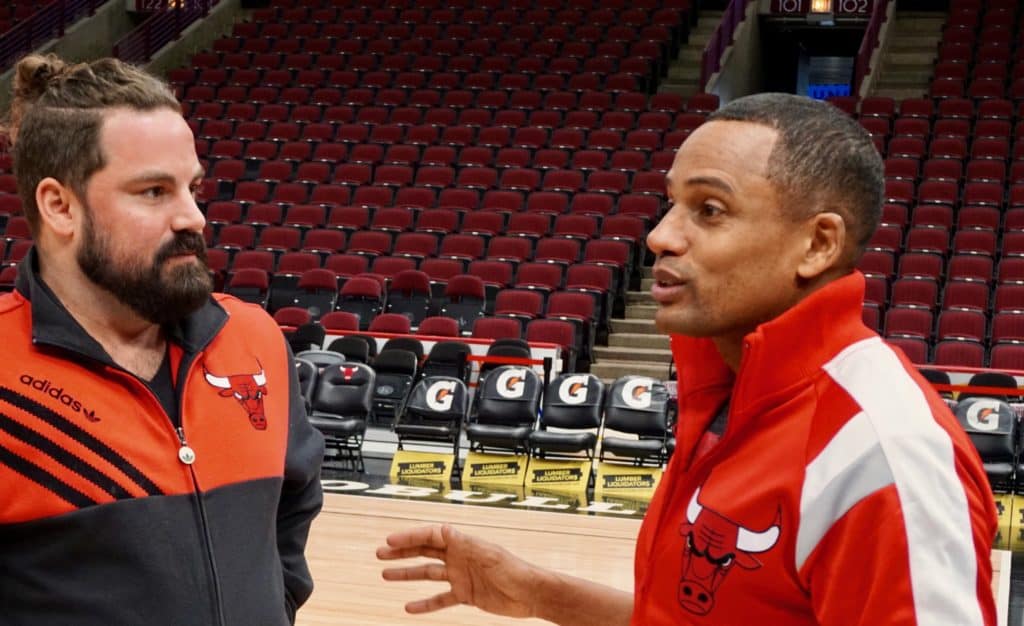 Hill Harper with Grant Sabatier