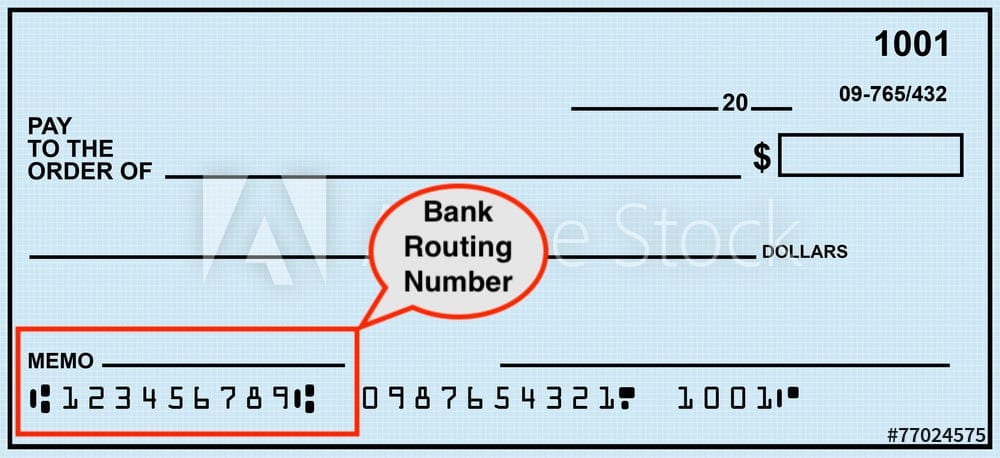 metabank account number and routing number