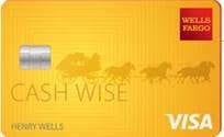 wells fargo cash wise visa credit card