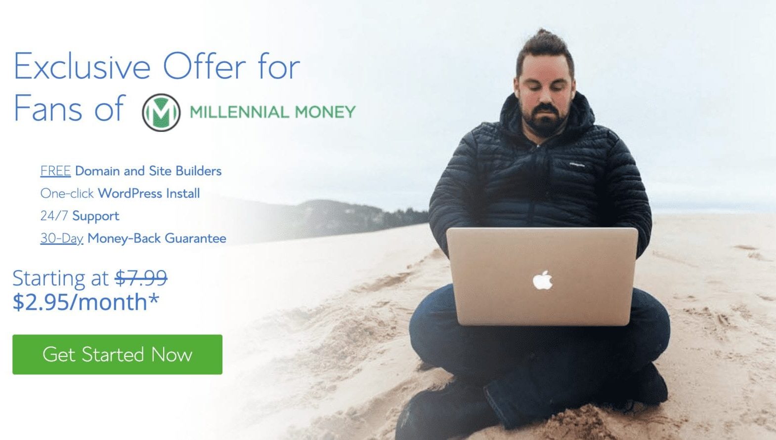 millennial money exclusive bluehost offer