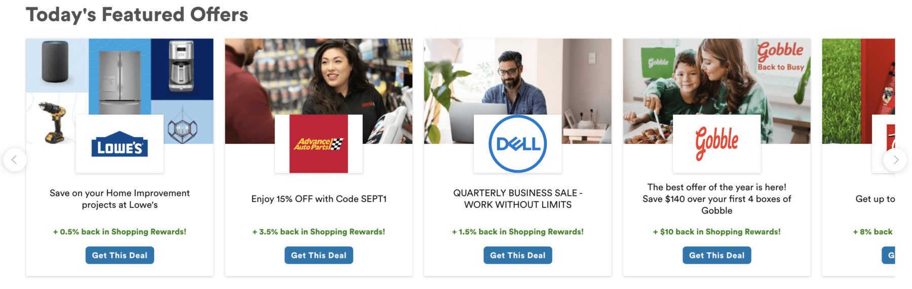 Capital One Shopping Featured Offers