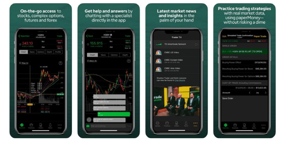 td ameritrade thinkorswim mobile app watchlist