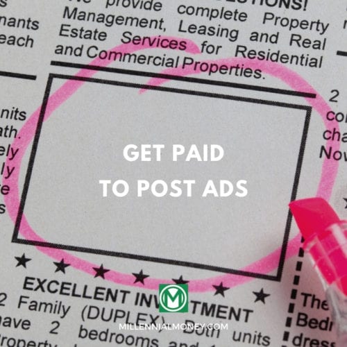 get paid to post ads