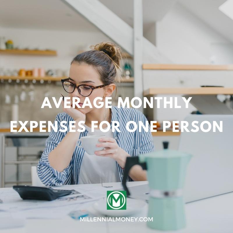 Average Monthly Expenses For One Person