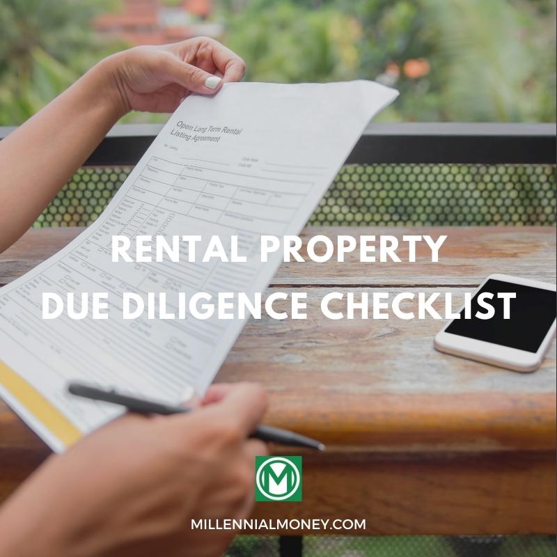 Rental Property Due Diligence Checklist Millennial Money
