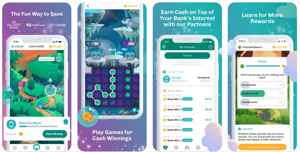 long game rewards win real money game app