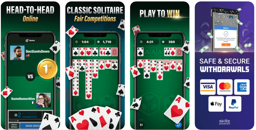 Solitaire Cube - Skillz, mobile games for iOS and Android