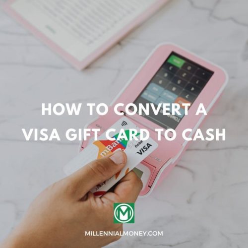 visa gift card to cash