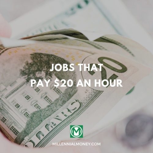 jobs that pay $20 an hour