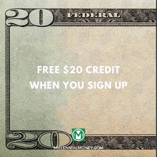 free $20 credit when you sign up