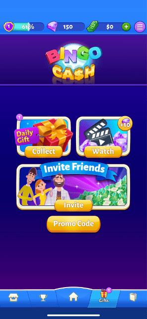 bingo cash invite friends