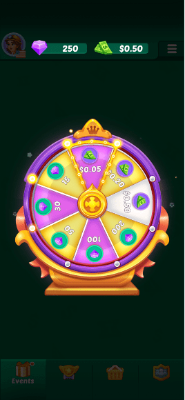 solitaire clash prize wheel