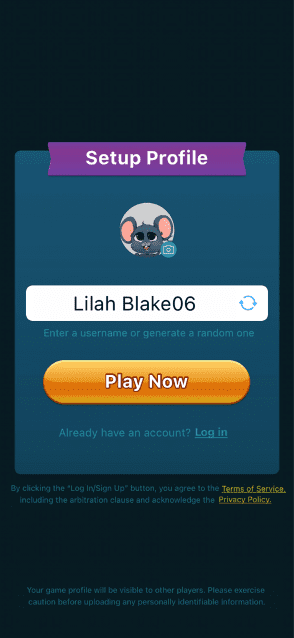 bingo clash set up profile