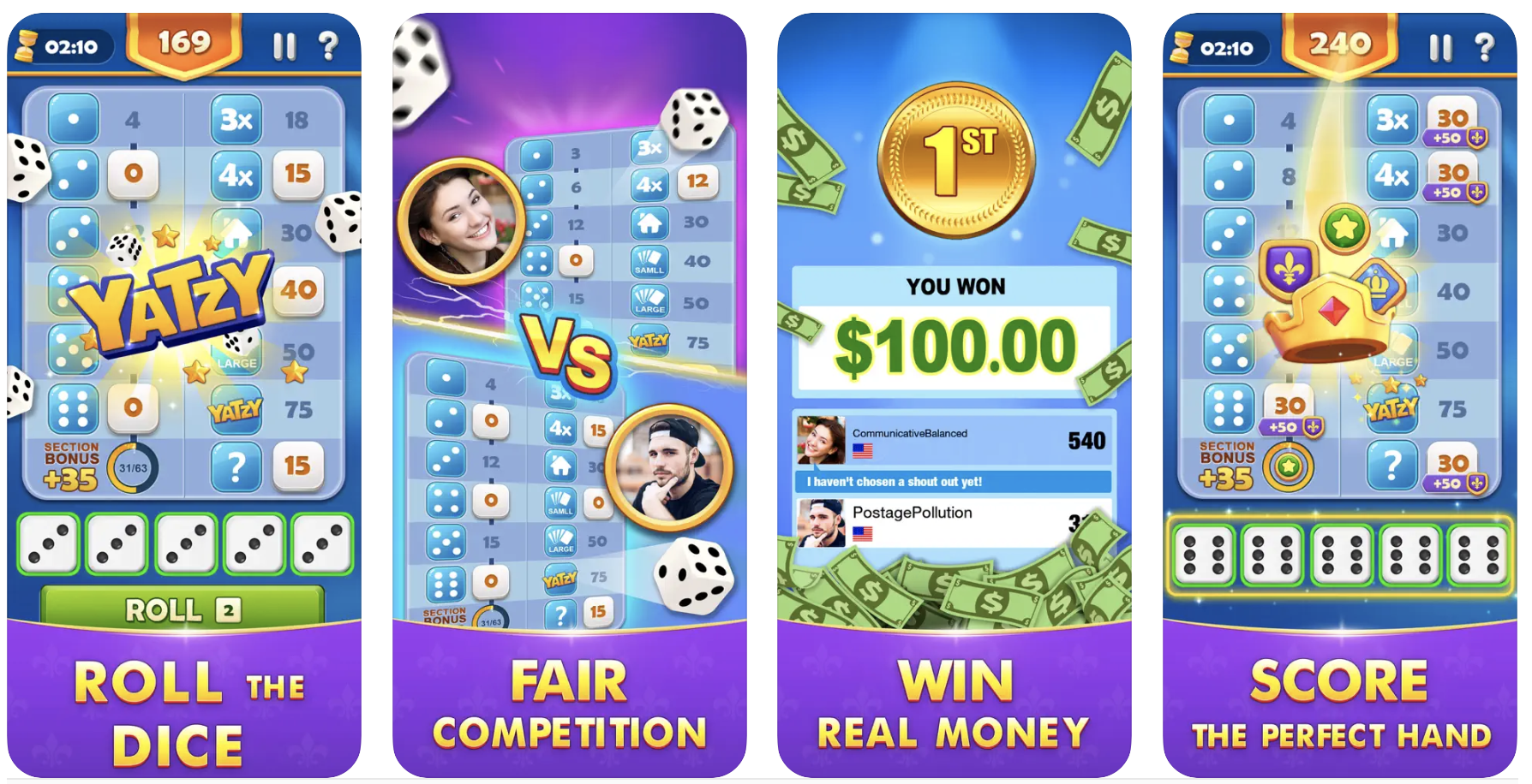 yatzy cash ios game for money