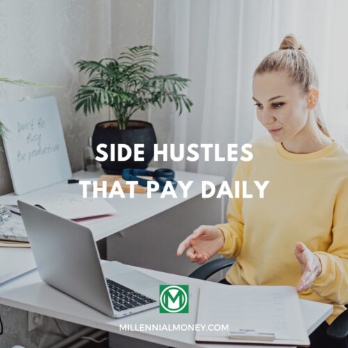 side hustles that pay daily